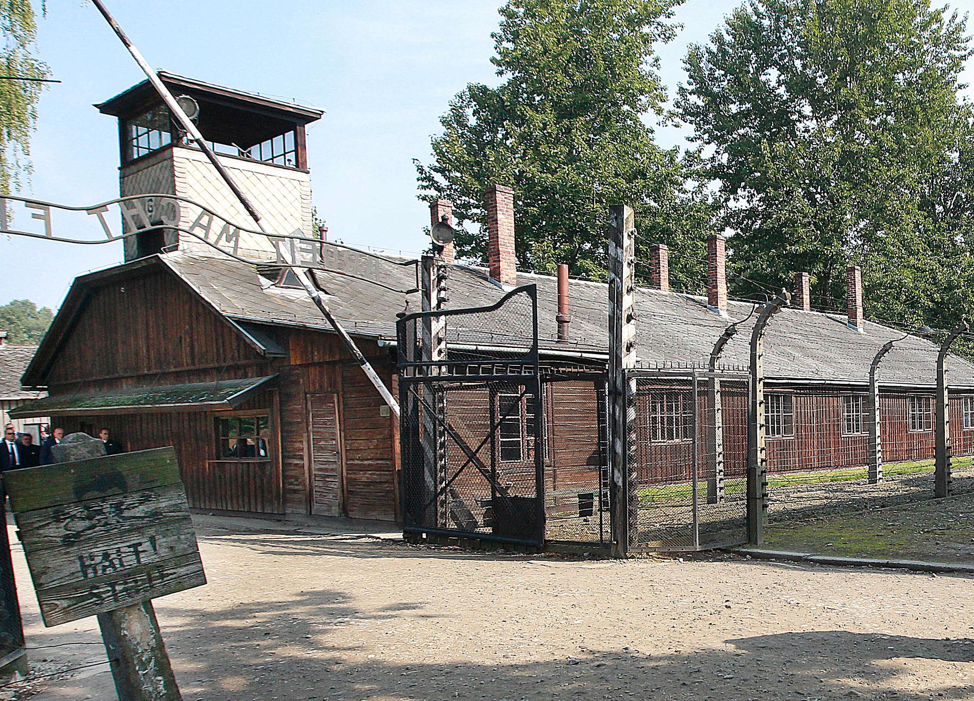 Det tidigare förintelselägret Auschwitz i Polen. Arkivbild.