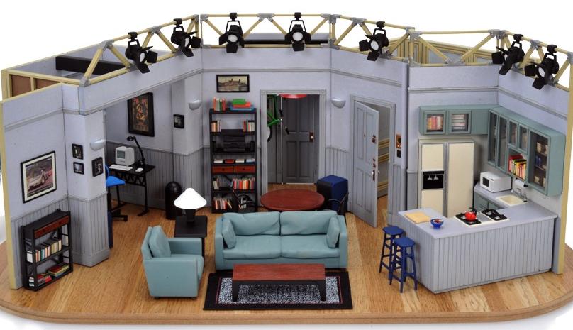 Seinfelds lägenhet i miniatyr – för dyrt för att användas som dockskåp.