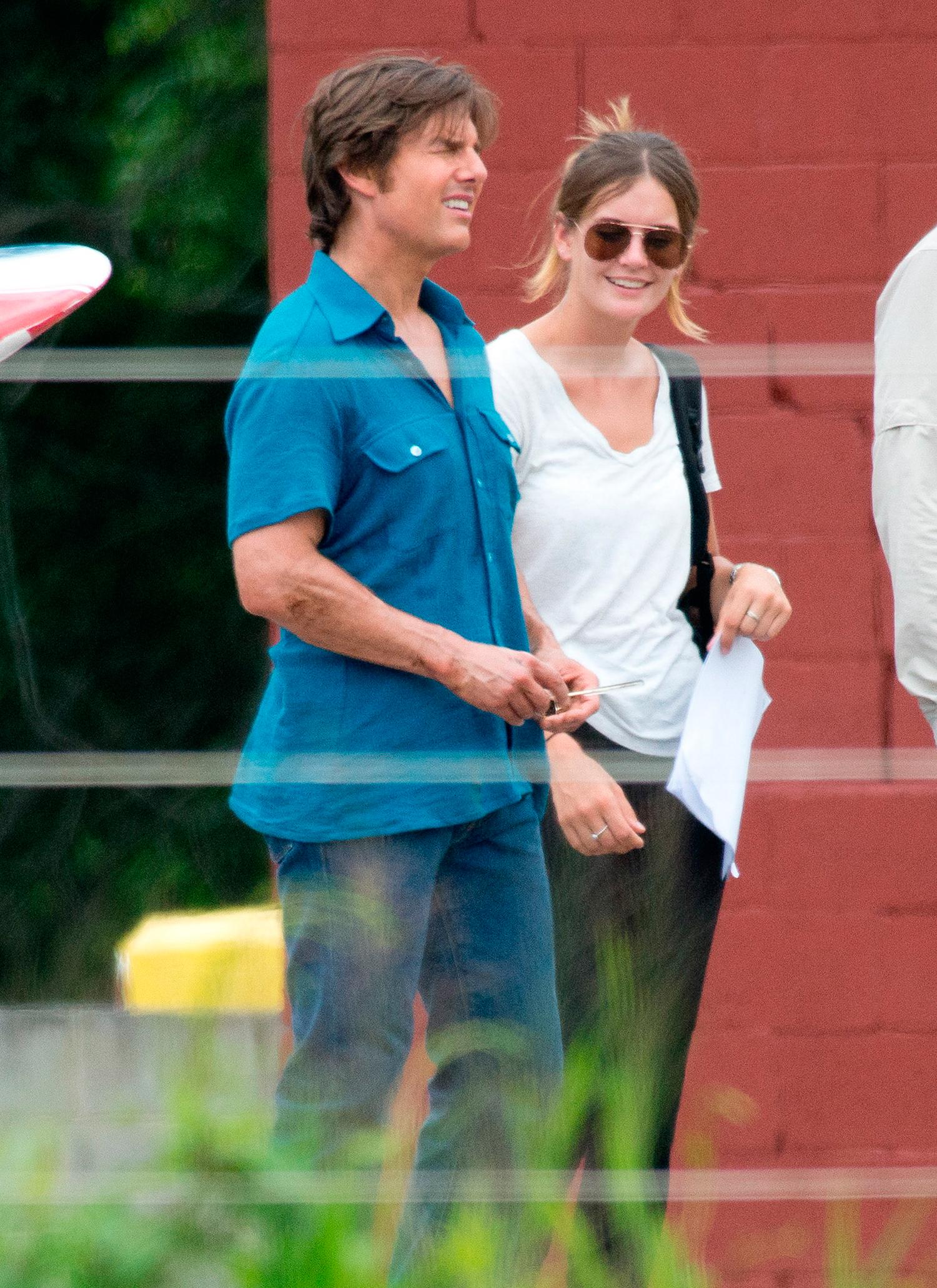 Paret har setts på inspelningen av ”Mena”, men träffades när Tom Cruise spelade in senaste ”Mission: impossible”-filmen förra året.