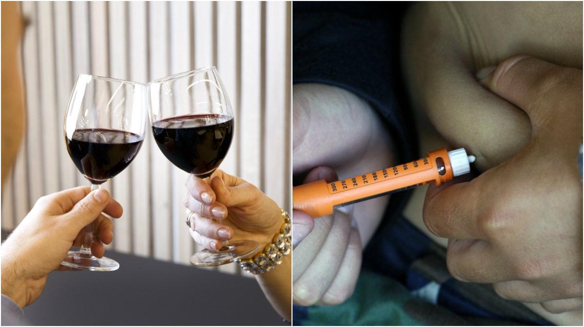 Alkohol ett par gånger i veckan ska vara bra för att minska risken för diabetes, enligt forskare. 