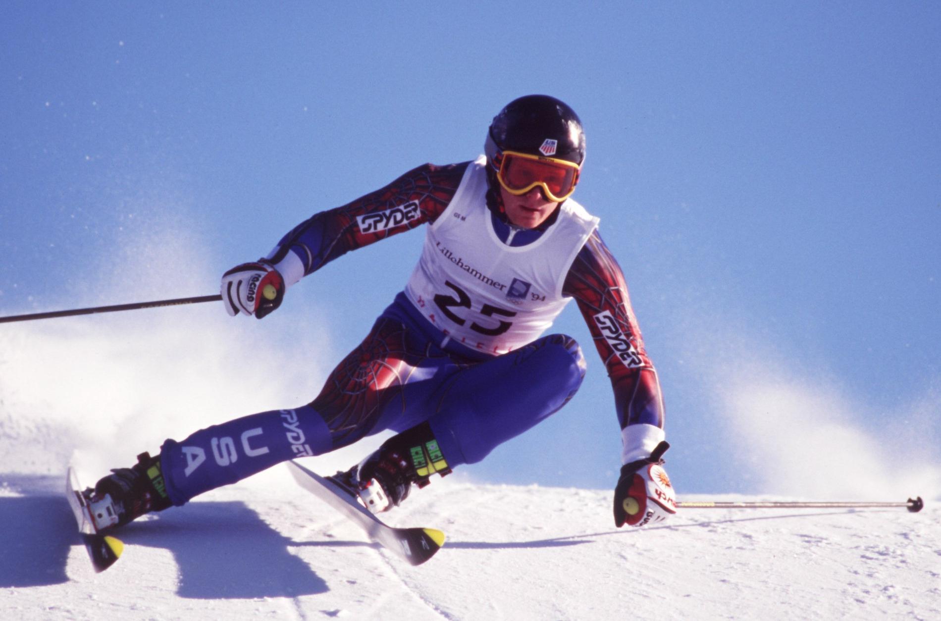 Jeremy Nobis under OS i Lillehammer 1994.