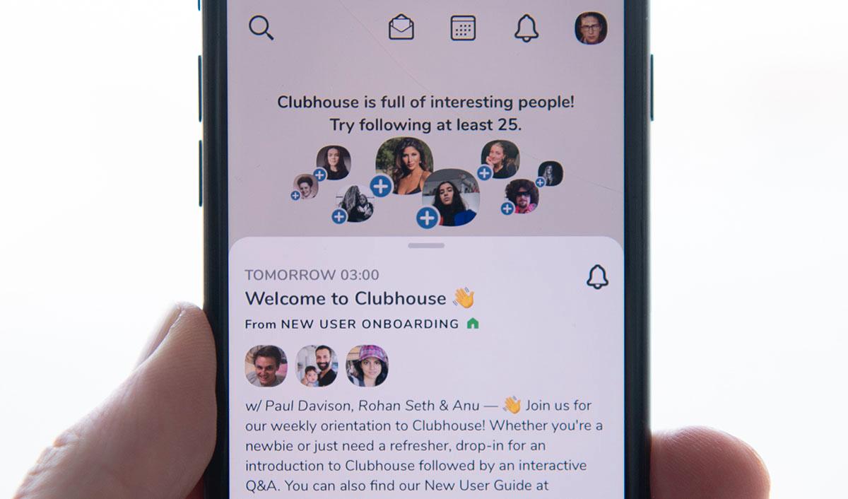 Clubhouse är en app där man talar och lyssnar – ljudet är kung.