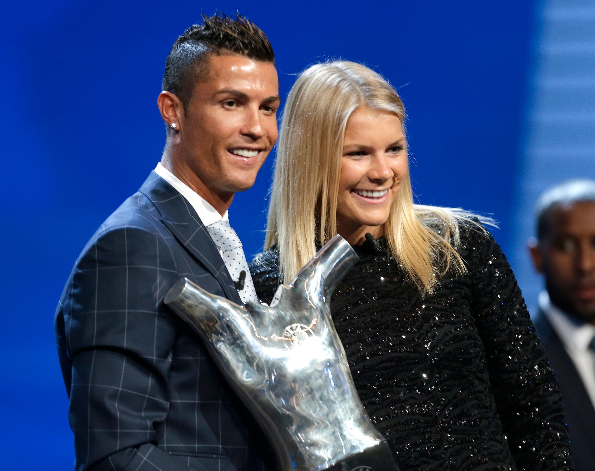 Ada Hegerberg och Ronaldo utsedda till Europas bästa spelare 2016