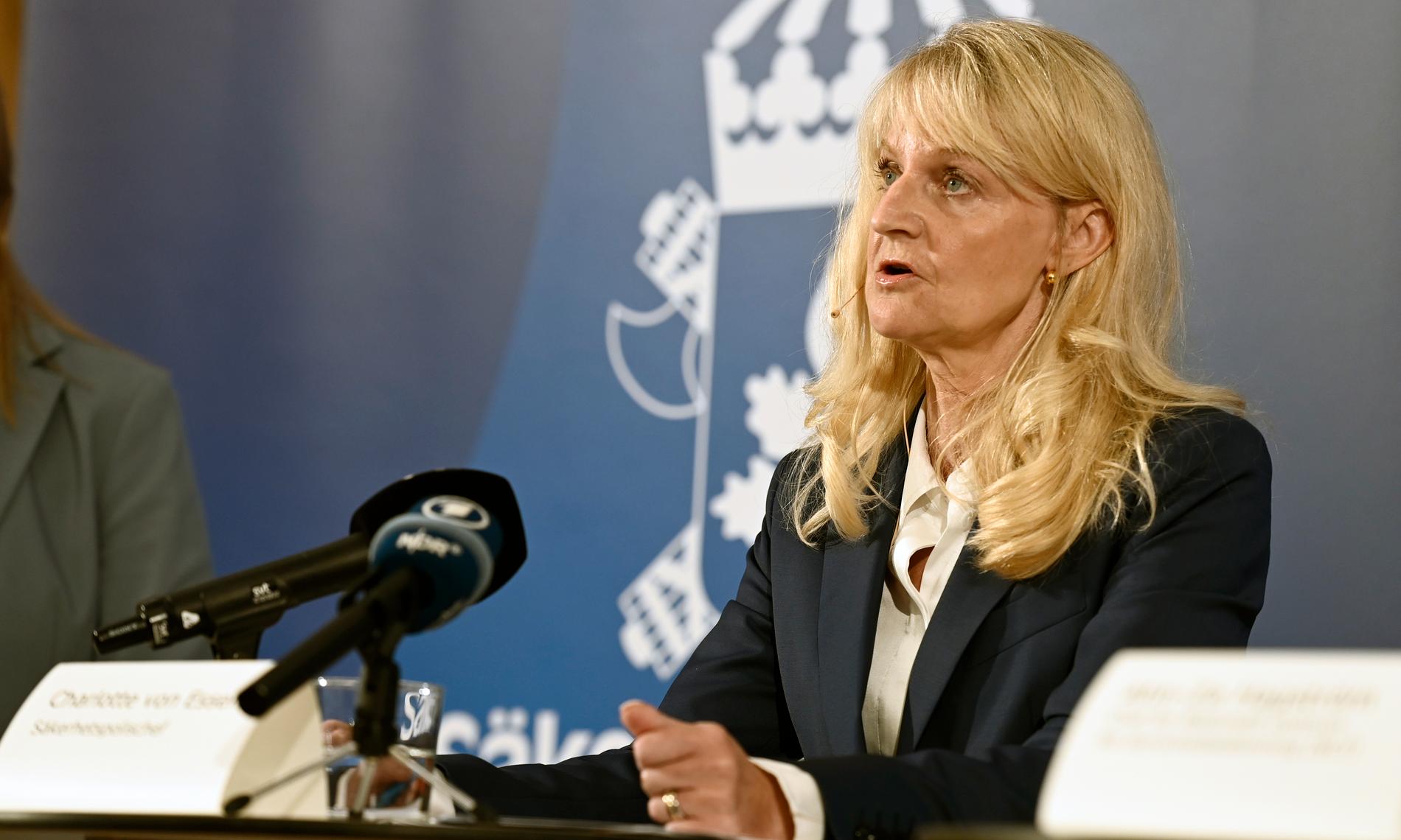 Charlotte von Essen, säkerhetspolischef, meddelade nyligen att terrorhotnivån i Sverige höjs till en fyra.
