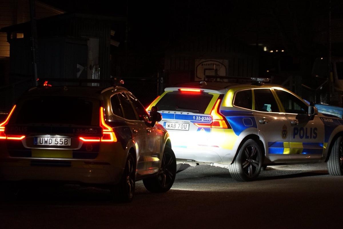 Polisen skickade många patruller till Hässelby.