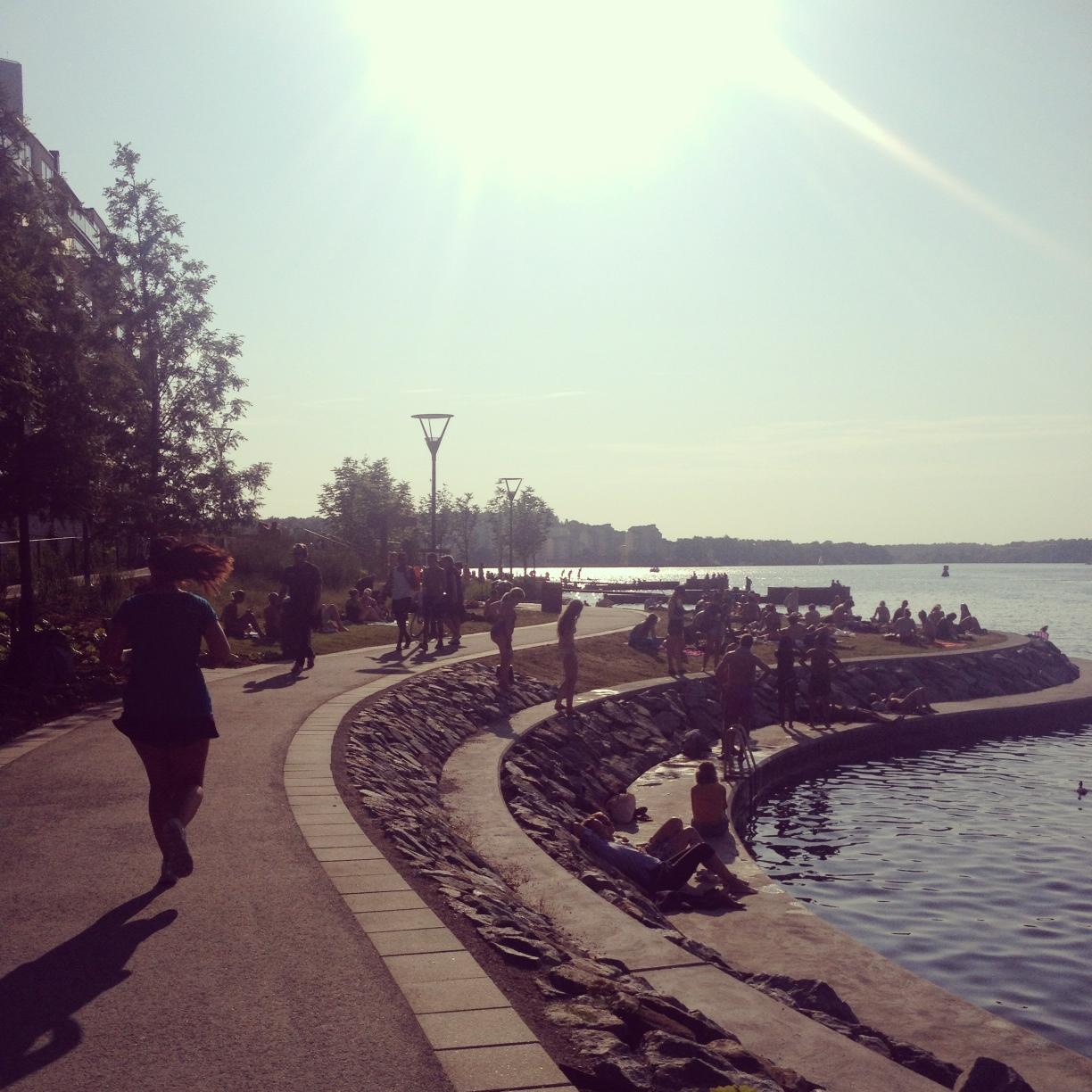 Hornsbergs strand, Kungsholmen, Stockholm.