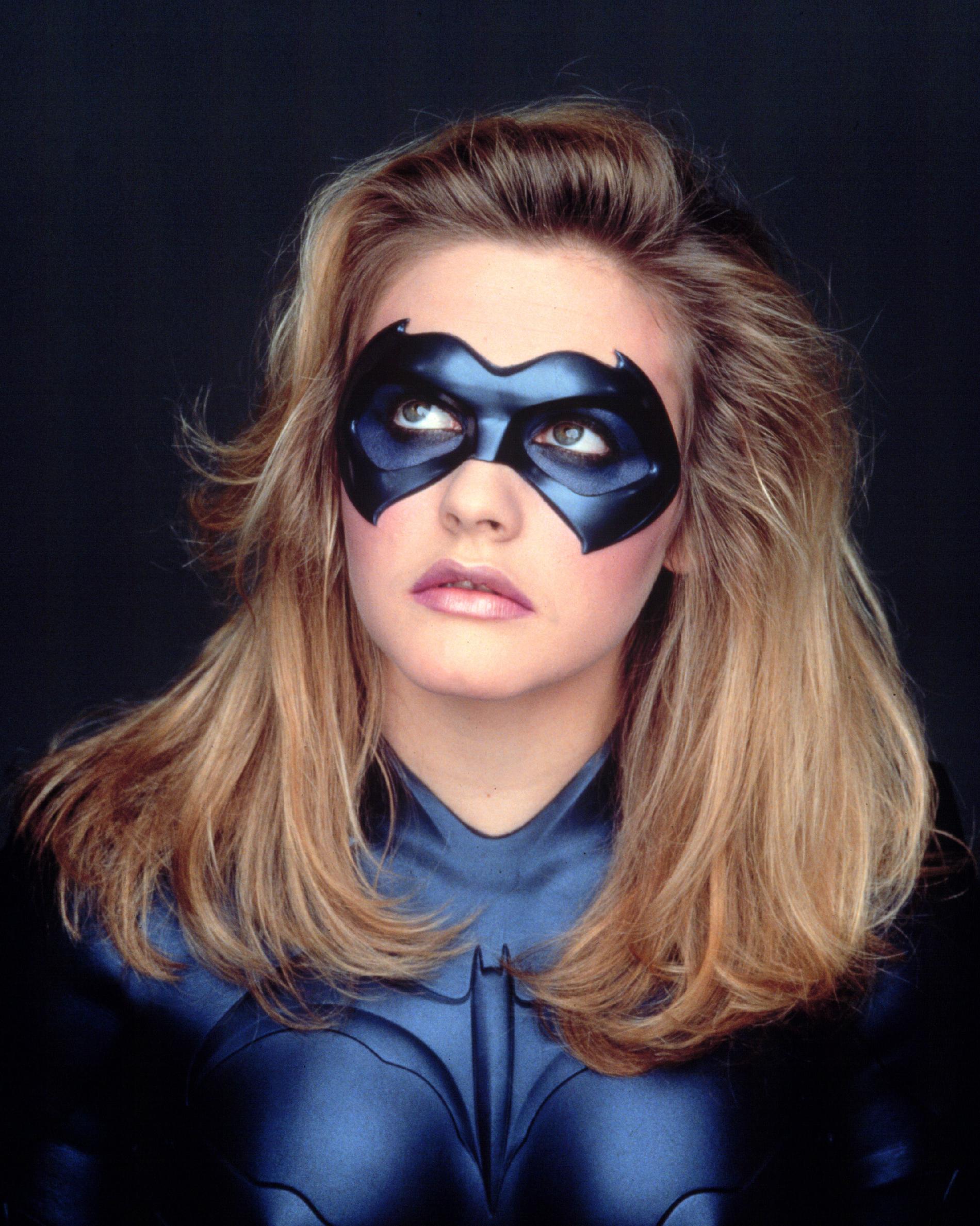 Alicia Silverstone som Batgirl i superfloppen ”Batman och Robin”