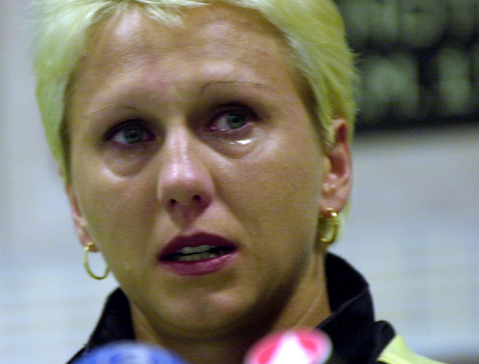 Ludmilas tårar. I juli 2000 gav hon upp löparkarriären på grund av skador. Arkivbild.