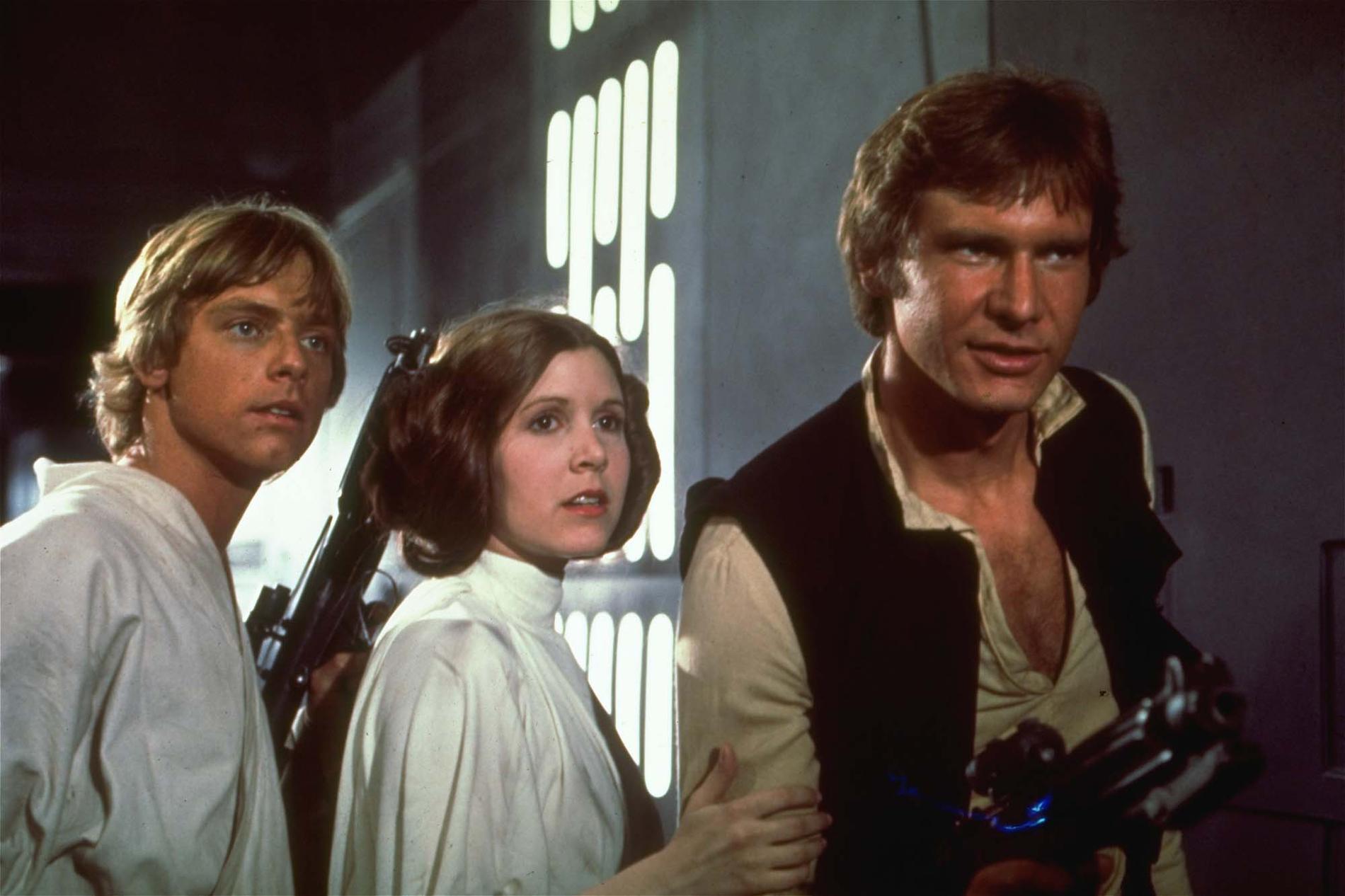 Luke, Leia och Han!