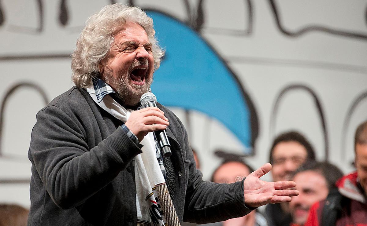 VINNAREN Beppe Grillo fick de italienska proteströsterna. Men vad röstade de på egentligen?