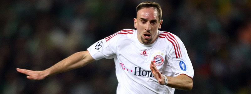 Lekstuga Bayern Münchens Franck Ribéry låg bakom det mesta när hans lag krossade Sporting Lissabon.