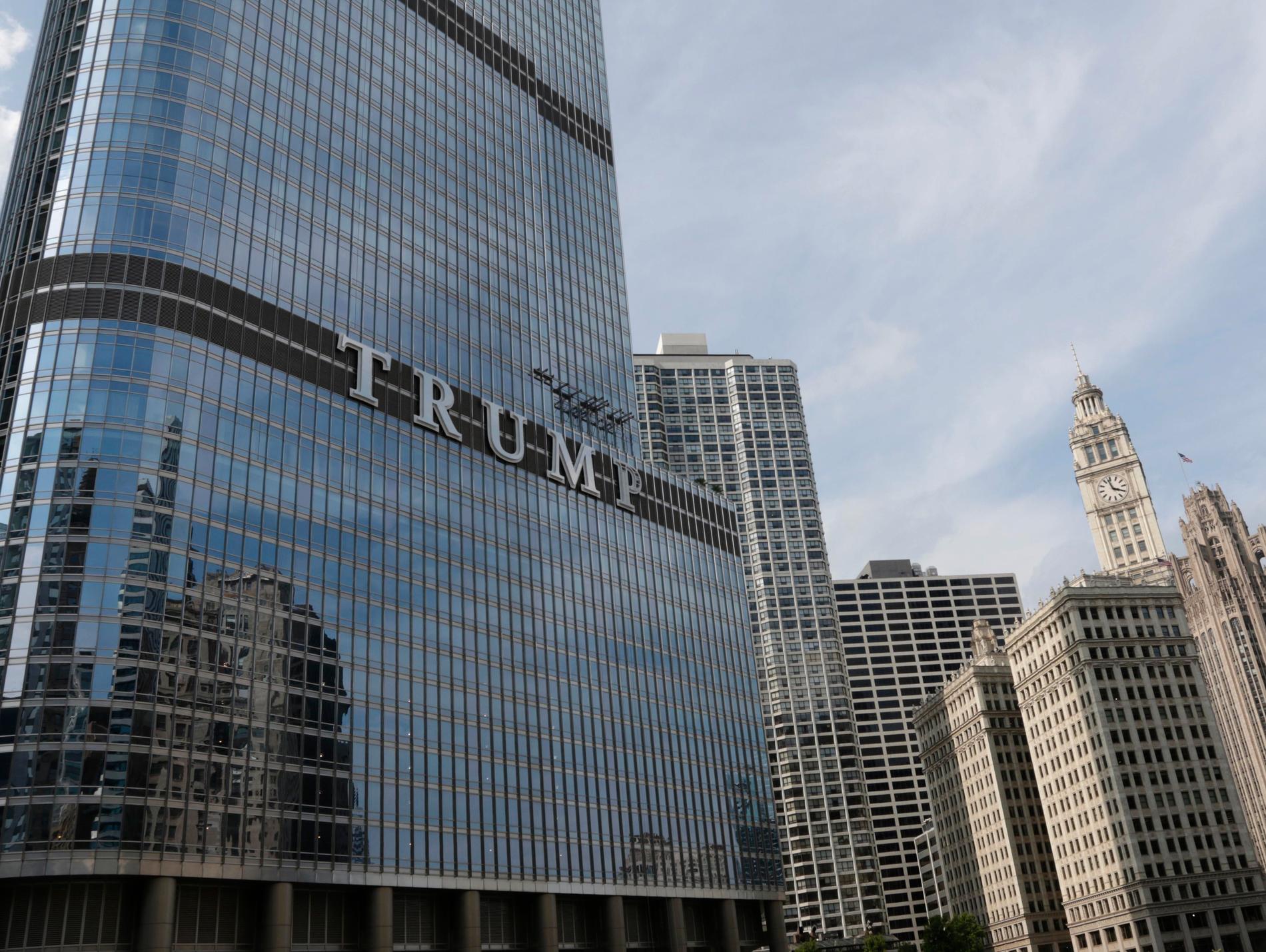 Trumps fastighet i Chicago. 
