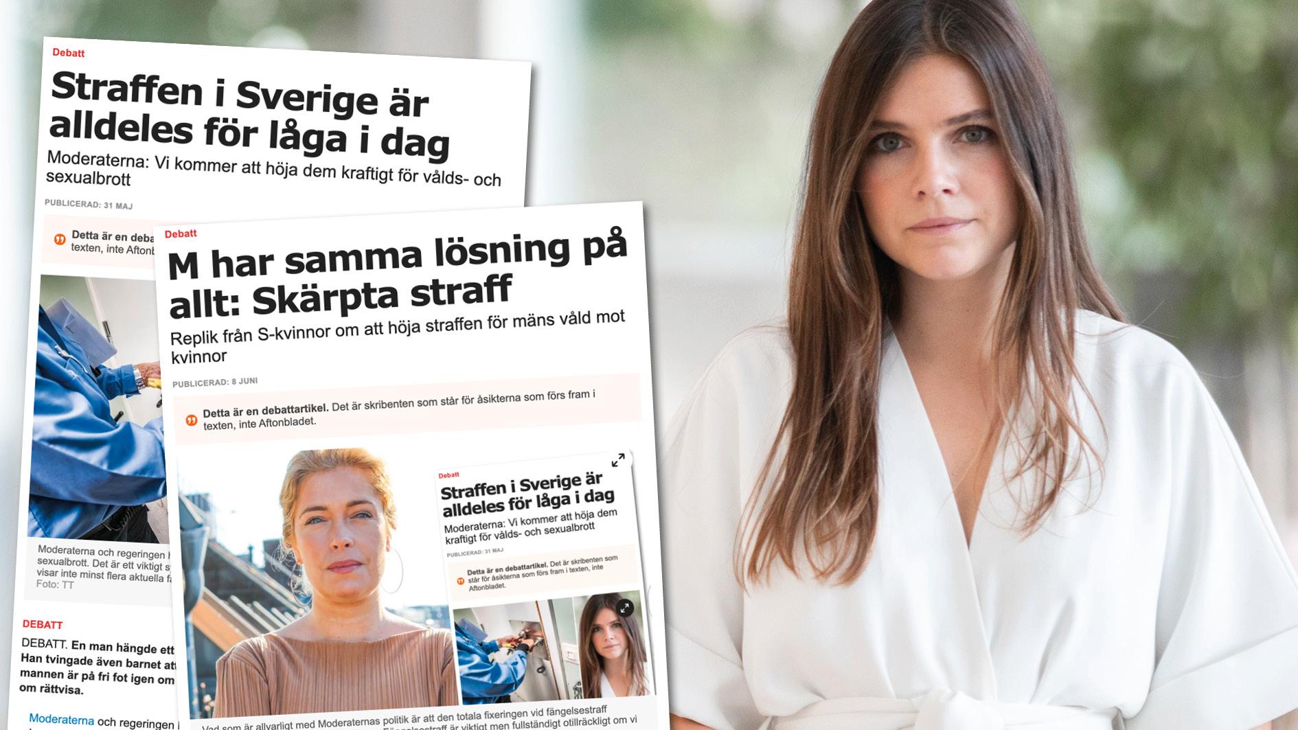 Alla ni som ojar er över regeringens aviserade straffskärpningar, inklusive Annika Strandhäll: hur försvarar ni de låga straffen för vålds- och sexualbrott mot barn? Slutreplik från Louise Meijer, Moderaterna.