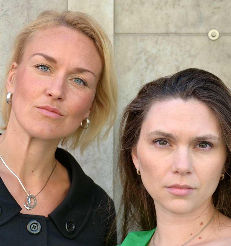  Olga Persson och Zandra Kanakaris.