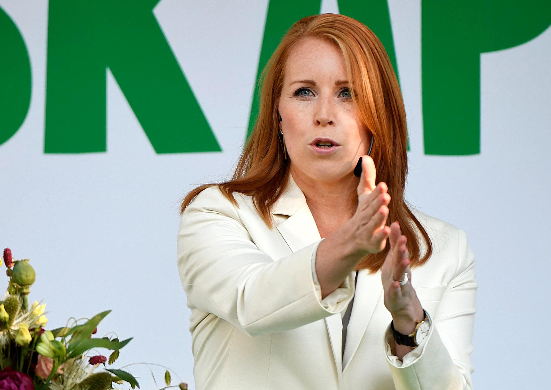 Centerpartiets ledare Annie Lööf kräver att regeringen ”lägger korten på bordet” gällande Transportstyrelsens it-skandal.