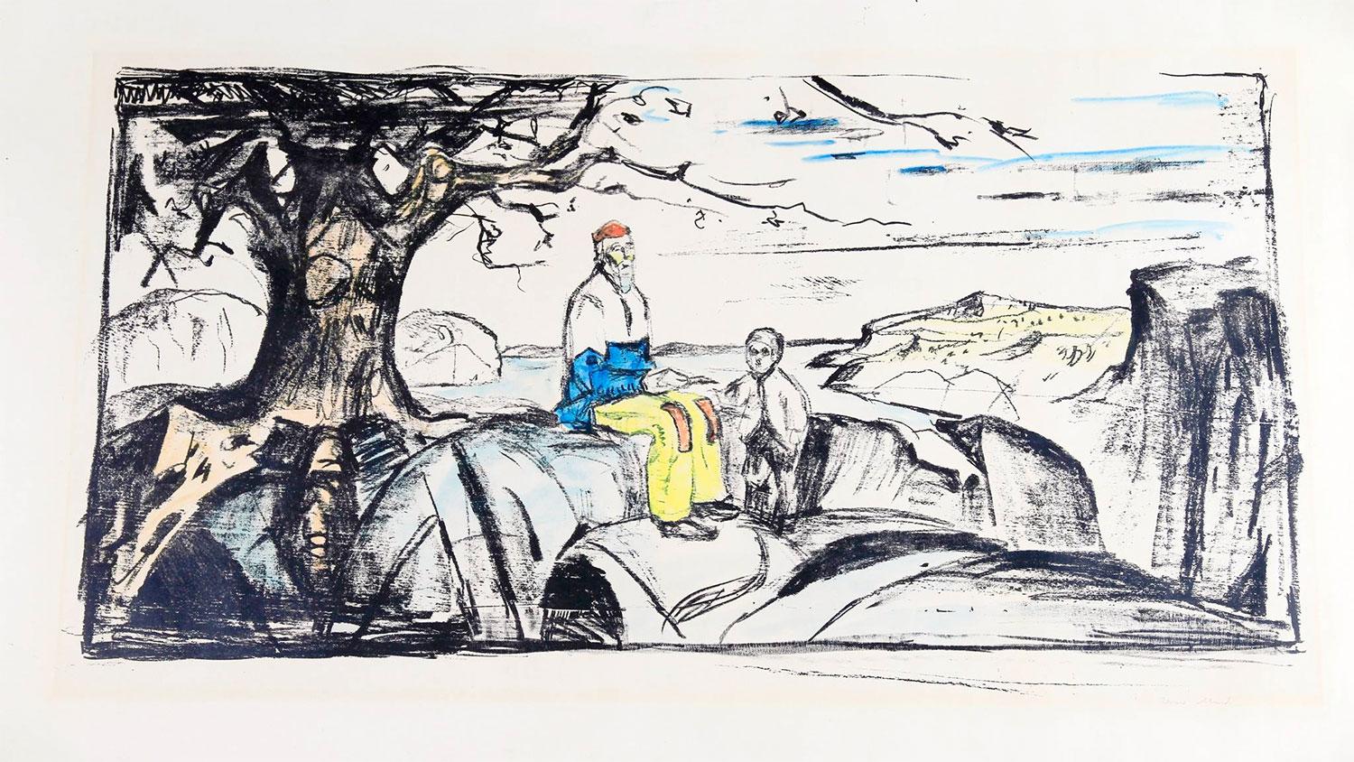Litografin ”Historien”, av Edvard Munch, stals från ett konstgalleri i Oslo 2009.