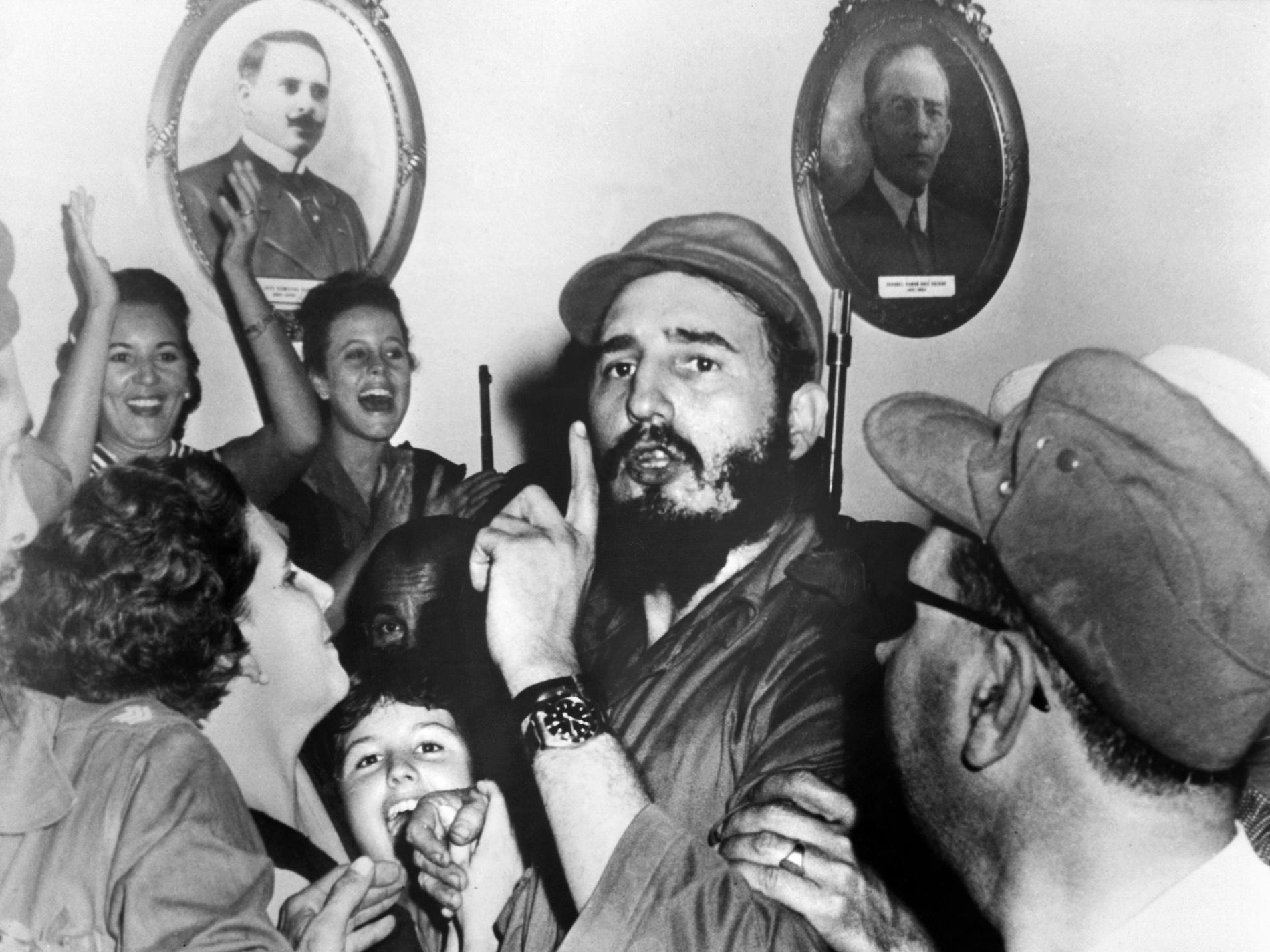 Fidel Castro på en bild från 1959.