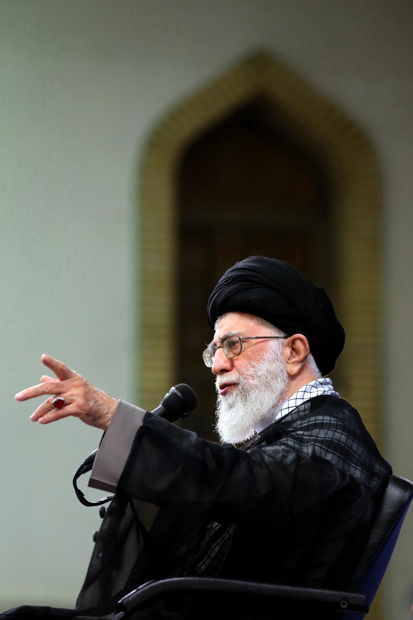 Irans ledare ayatolla Ali Khamenei.