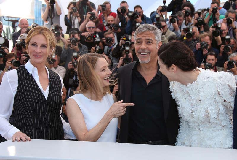 Jodie Foster och George Clooney i Cannes.