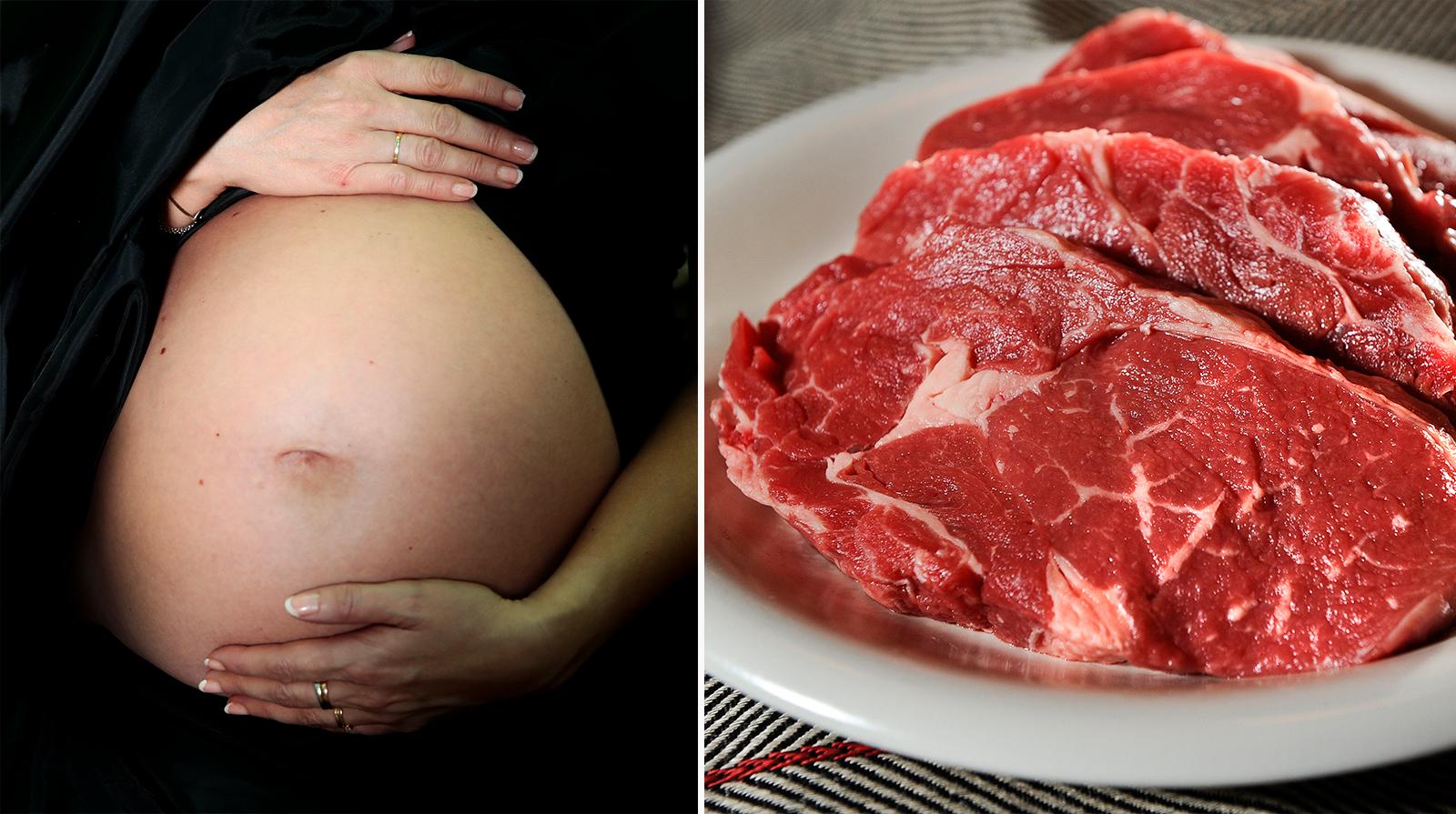 Så bör gravida göra med nötkött.