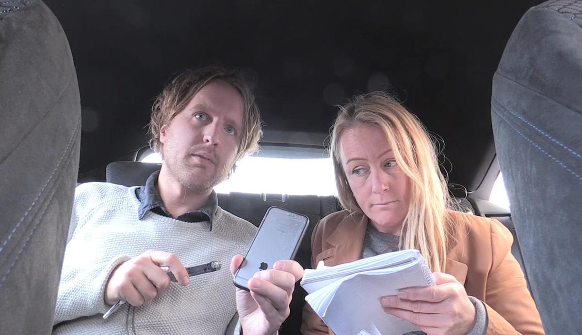 Aftonbladets reportrar Olof Svensson och Susanna Nygren.
