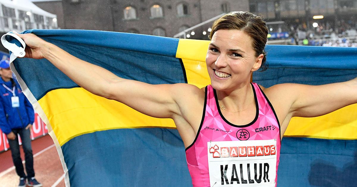 Susanna Kallur klarade 13.00 i comebacken häromveckan.