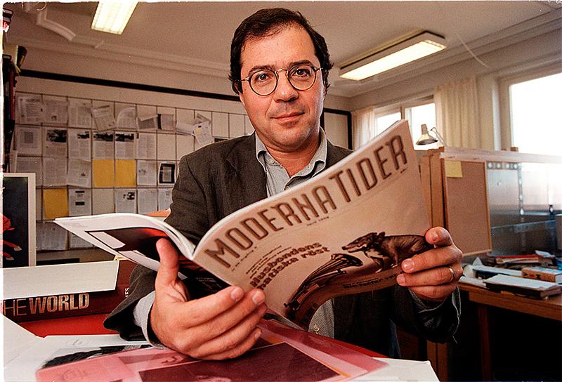 Göran Rosenberg var chefredaktör för Stenbecks tidskriften Moderna Tider (1990–1999). Foto: Björn Elgstrand