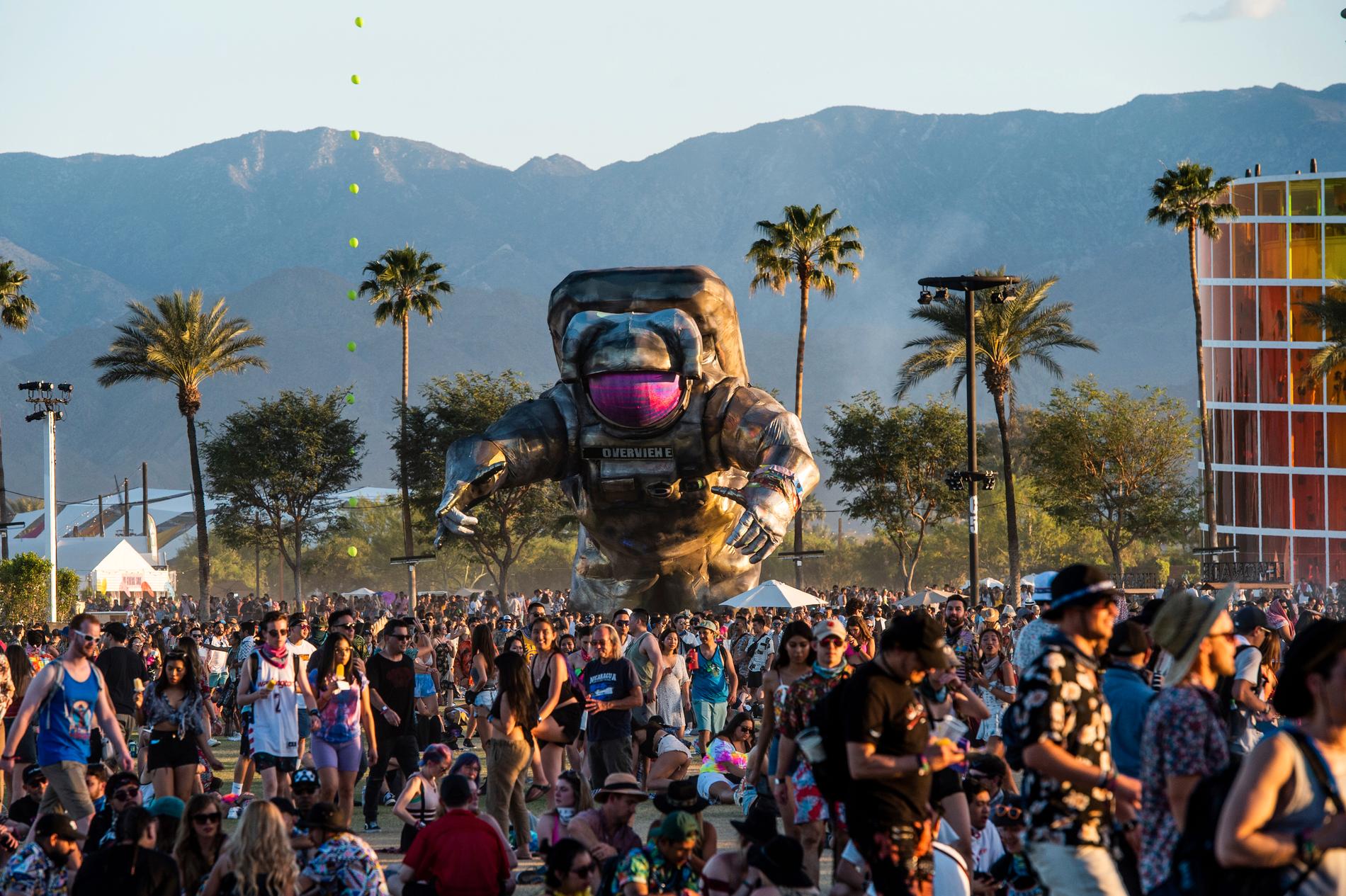 Den amerikanska musikfestivalen Coachella drar återigen i gång efter ett två år långt uppehåll. Bild från 2019-års festival.