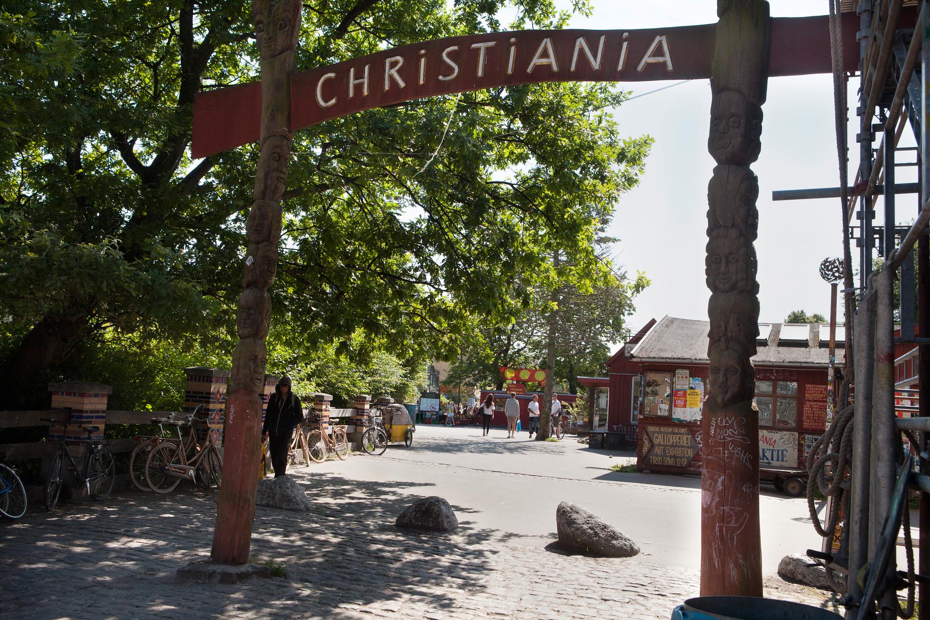 Ingång till Christiania. Arkivbild.