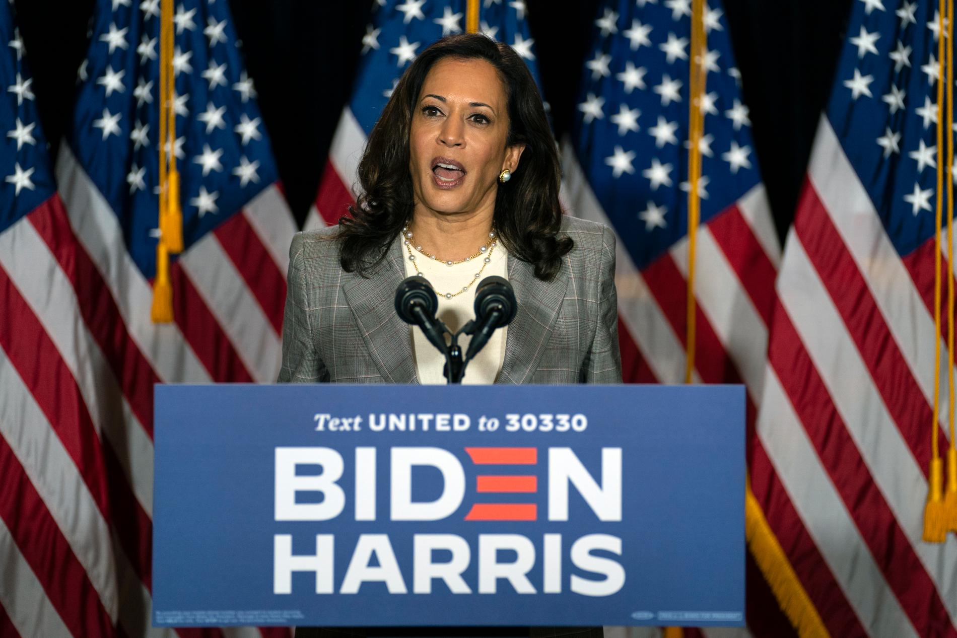 Demokraternas presidentkandidat Joe Biden utsåg nyligen Kamala Harris till att kandidera som vicepresident. 