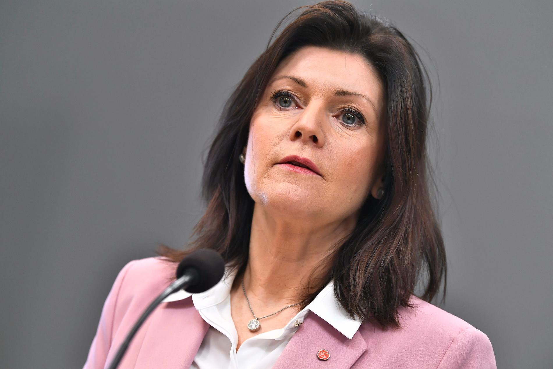 Arbetsmarknadsminister Eva Nordmark (S). Arkivbild.