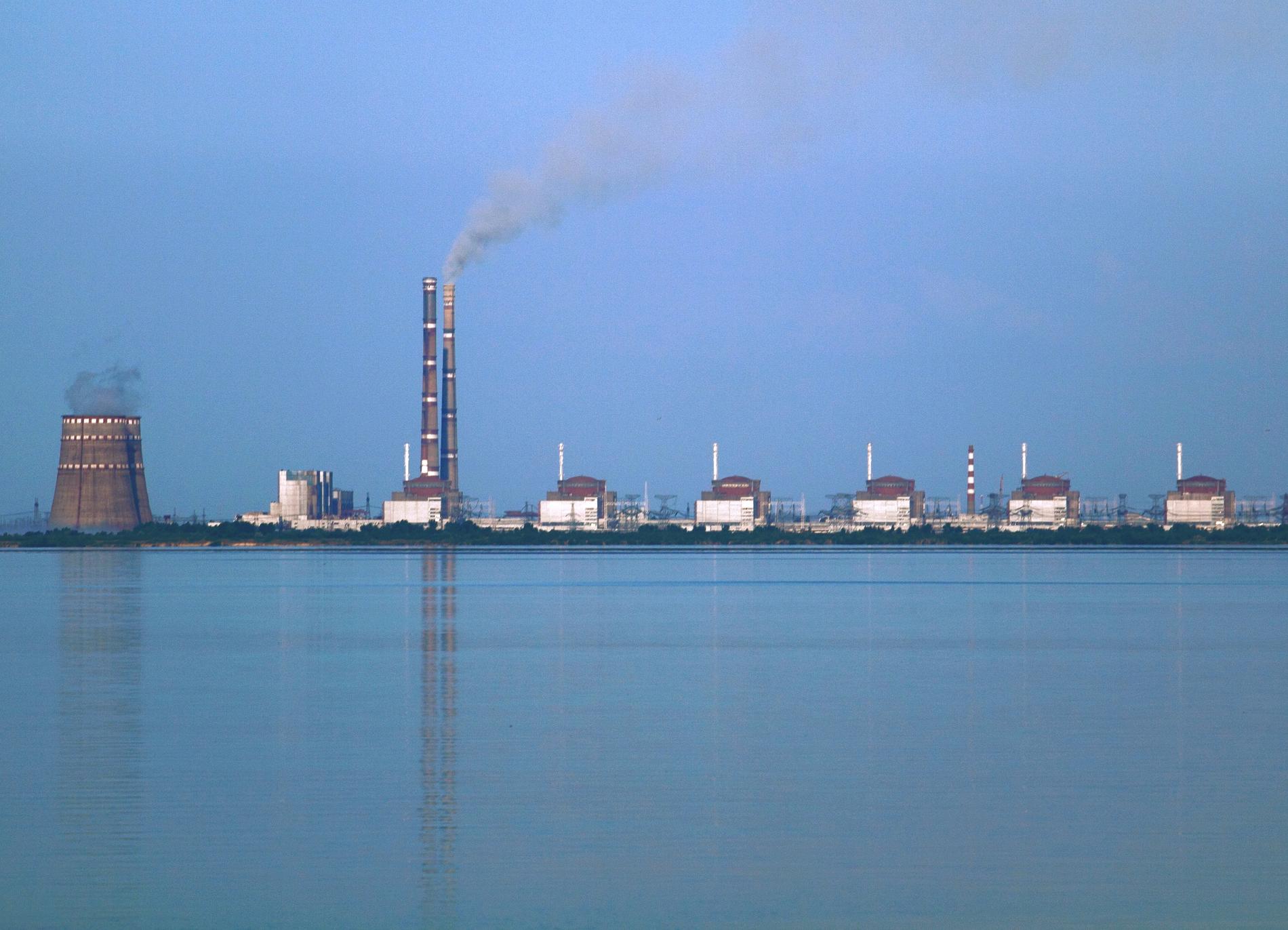 Kärnkraftverket i Zaporizjzja, Europas största.