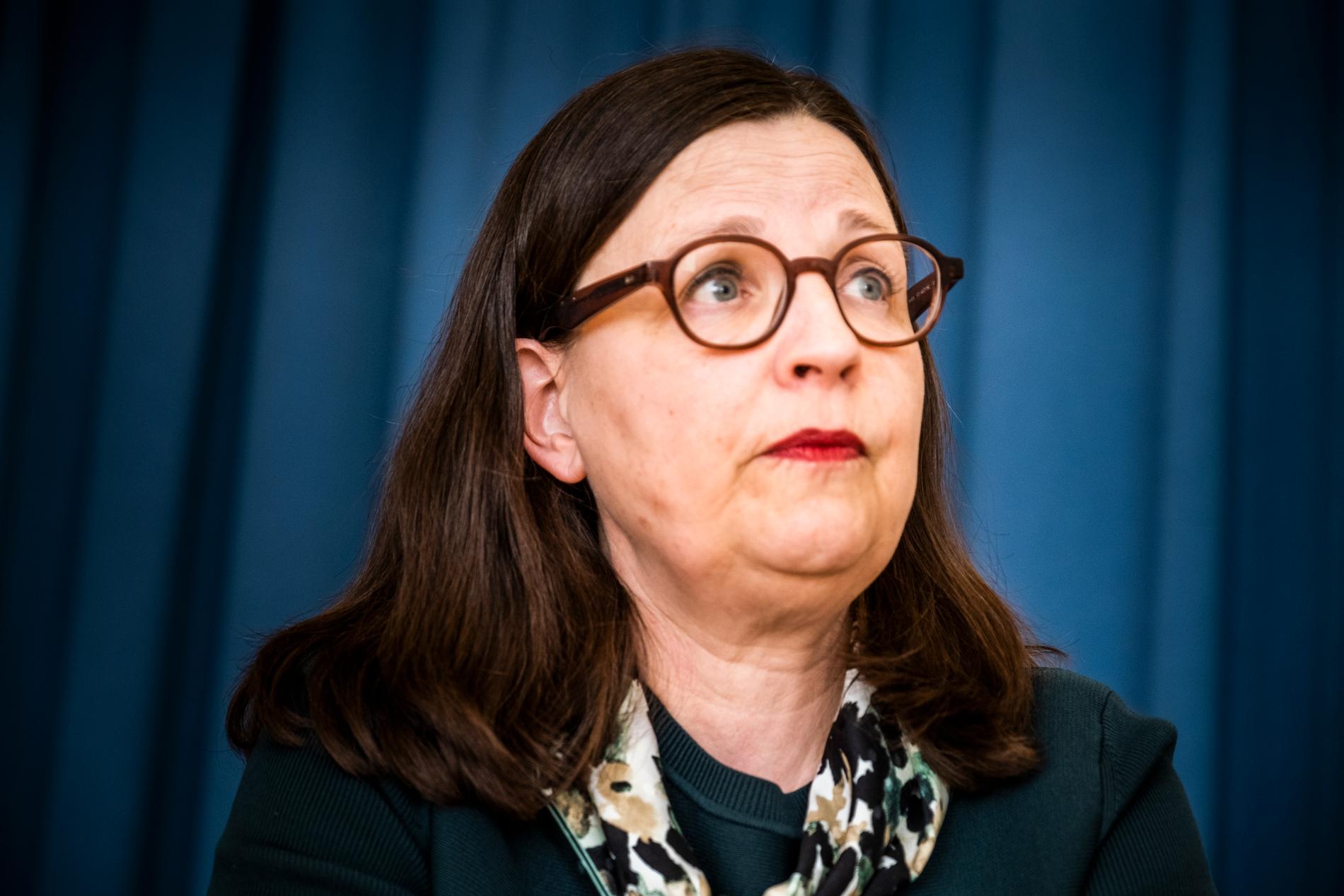 Det brådskar, men det blir inte lätt att hitta en lösning på sekretessproblemet, enligt utbildningsminister Anna Ekström (S). Arkivbild.