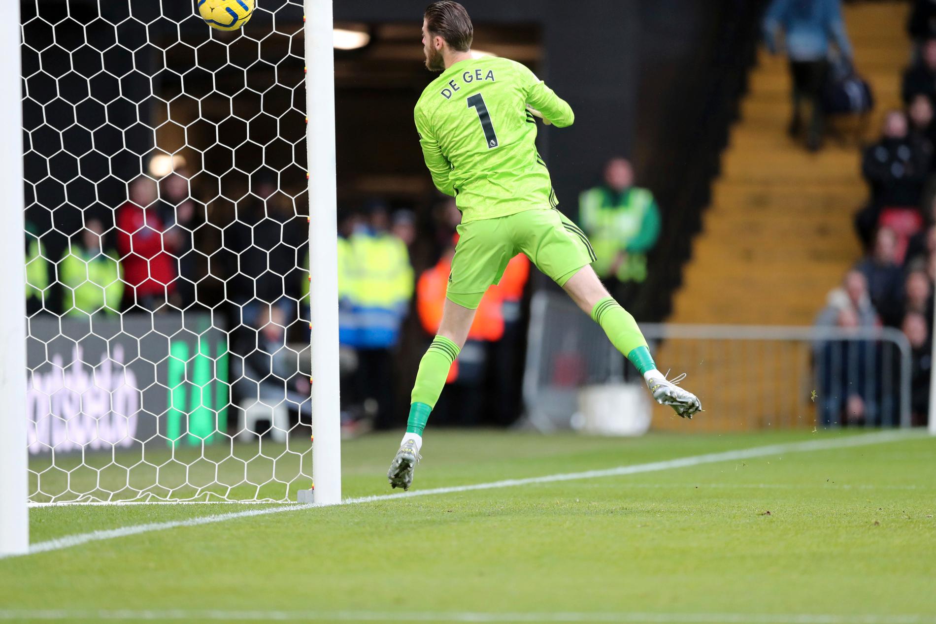 David de Geas målvaktstavla banade väg för Watfords överraskande 2–0-vinst mot Manchester United.