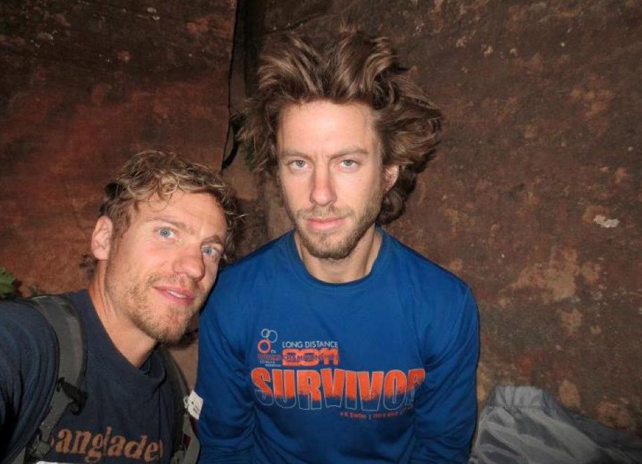 ”VANA KLÄTTRARE” Amerikanska klättrarna Ben Horne, 32, och Gil Weiss, 29, föll under nedstigningen från toppen av berget Nevado Palcaraju i Peru. Nu har helikoptrar hittat deras kroppar.