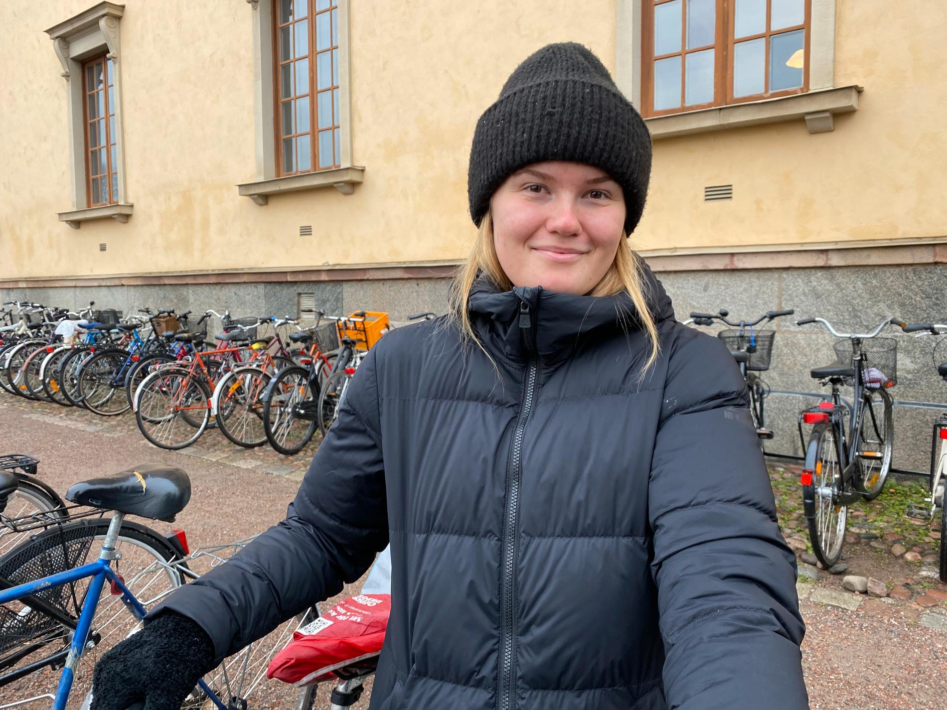Ebba Jirden, 21, förstaårselev beteendevetarprogrammet. 