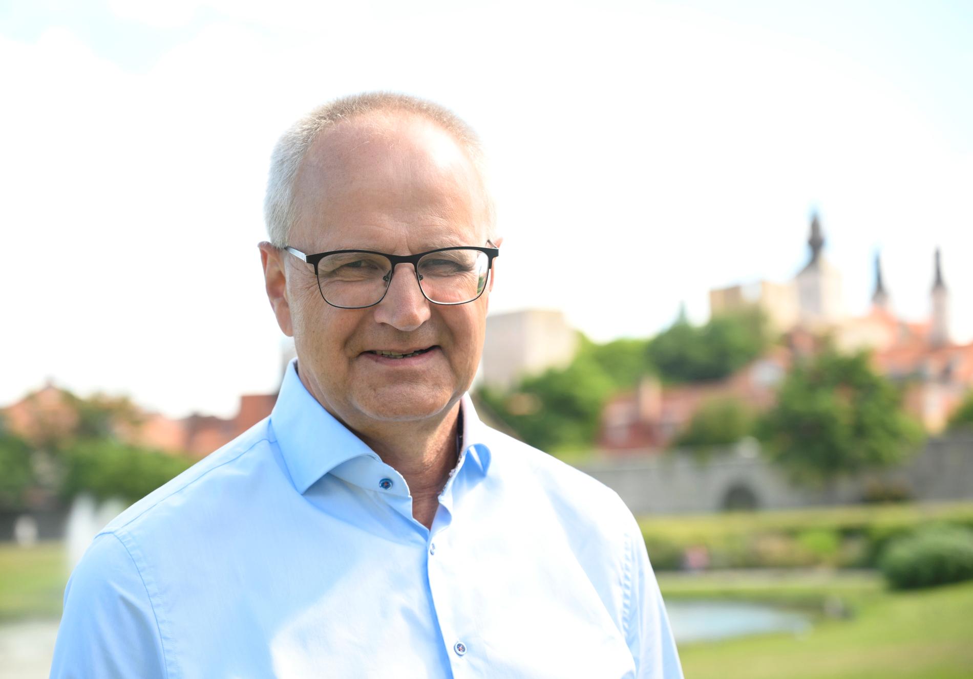Palle Borgström, Förbundsordförande LRF på plats i Visby.