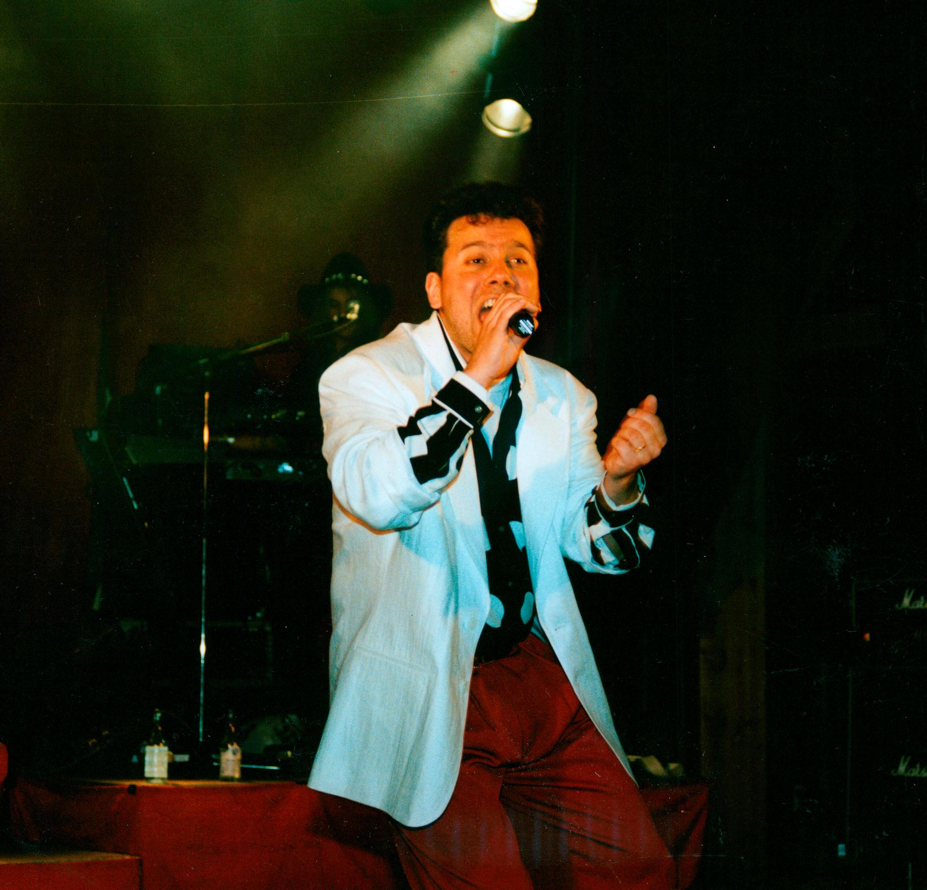 Jim Jidhed 1991 när han hade en solohit med ”Kommer du ihåg mig”