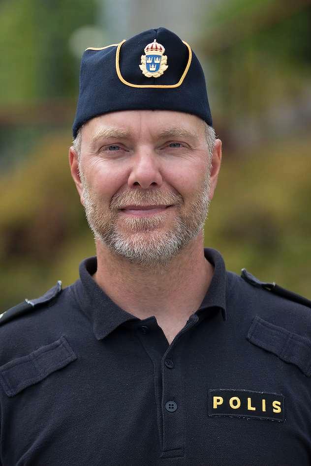 Daniel Hjerpe, polis i Ale kommun.
