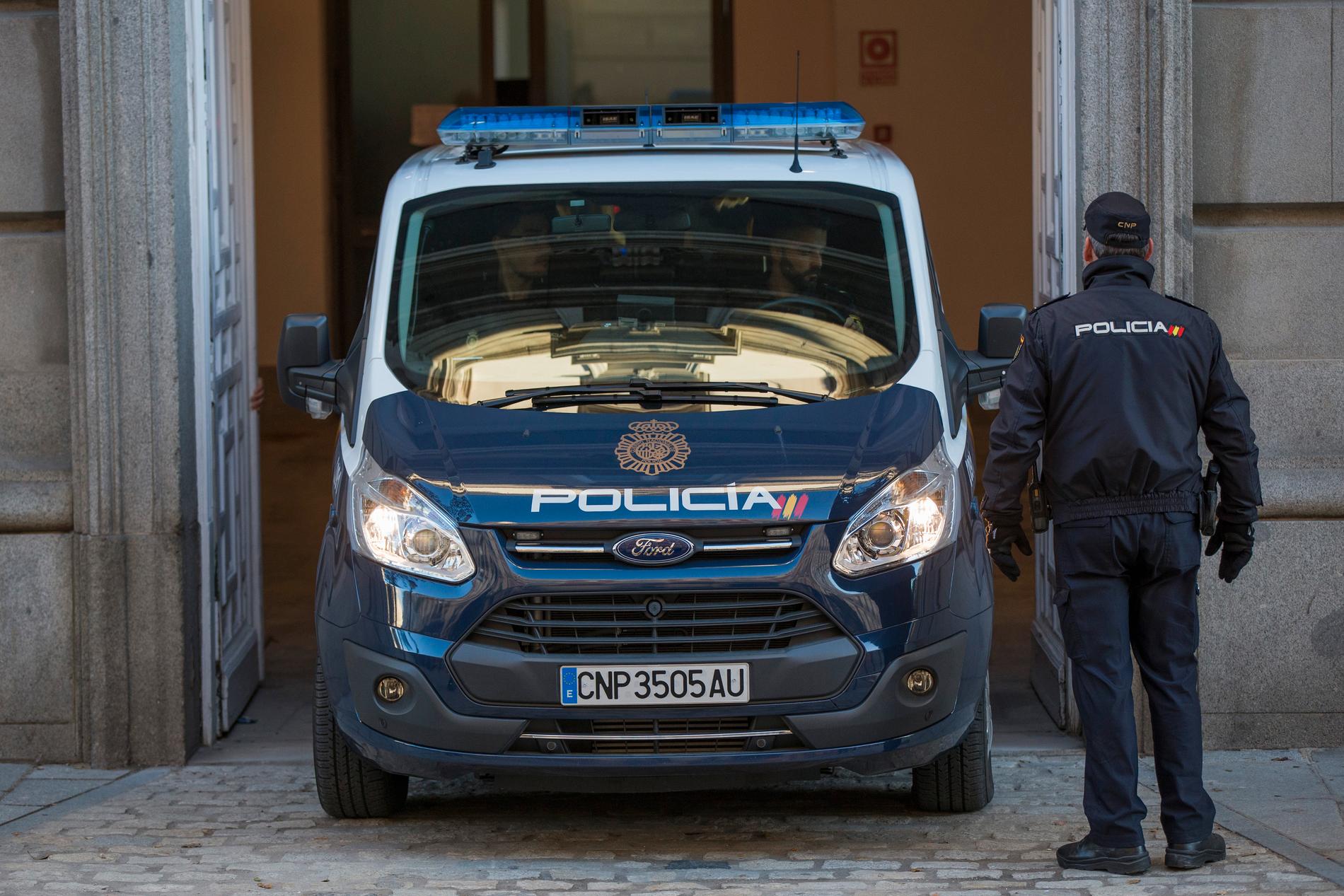 Enligt spansk polis planerade den gripne mannen att mörda en person i provinsen Málaga i södra Spanien. Arkivbild