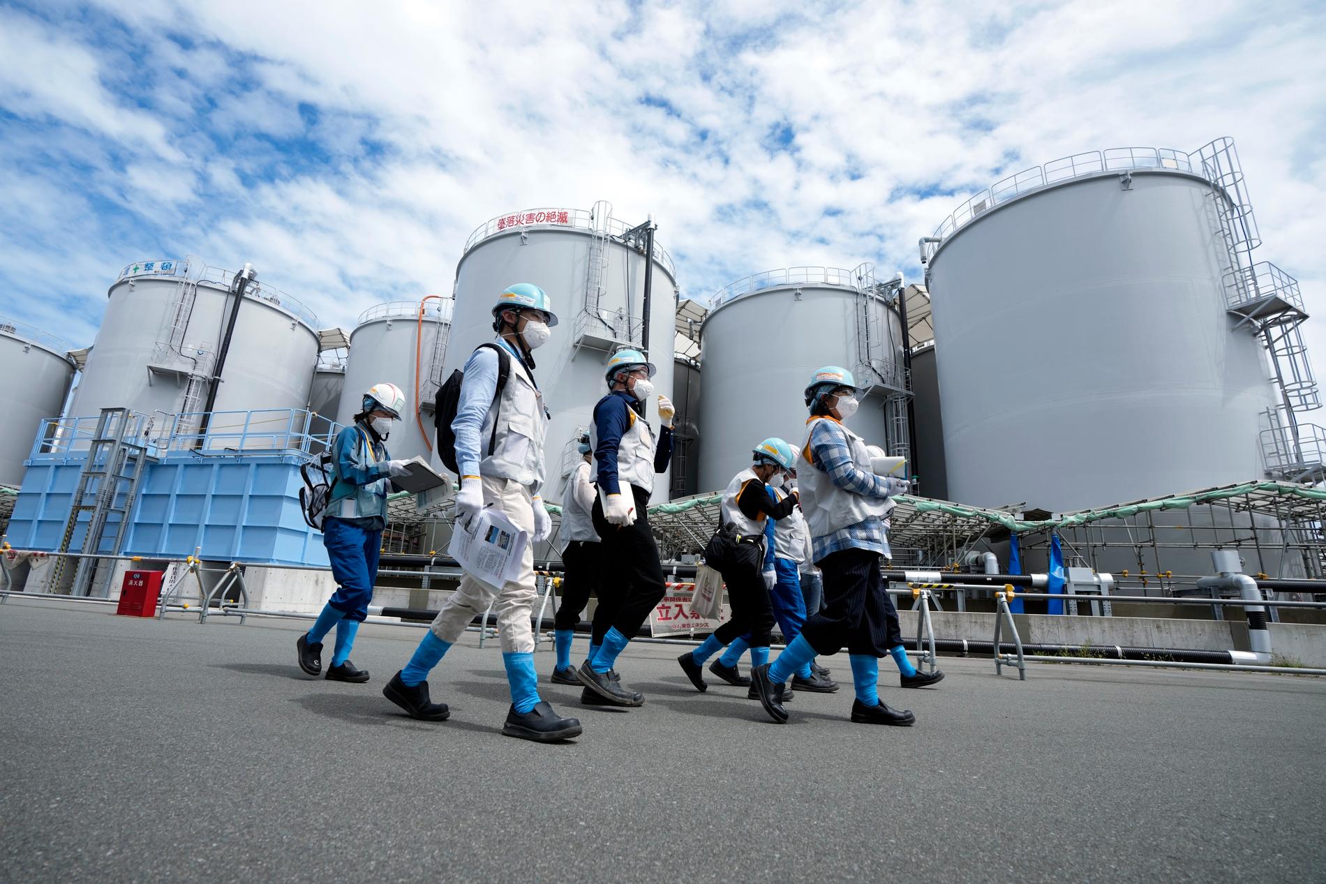 Det havererade kärnkraftverket i Fukushima.