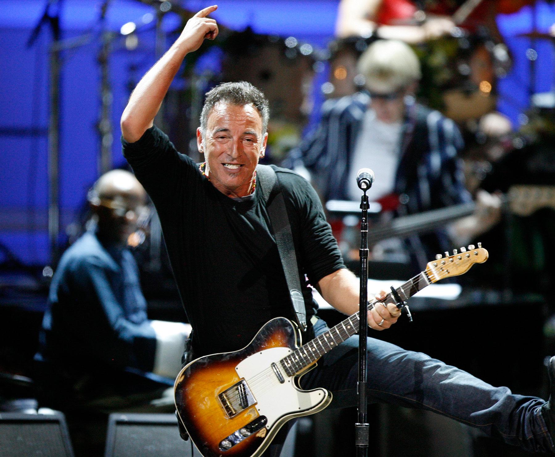 Bruce Springsteen som vi är vana att se honom.