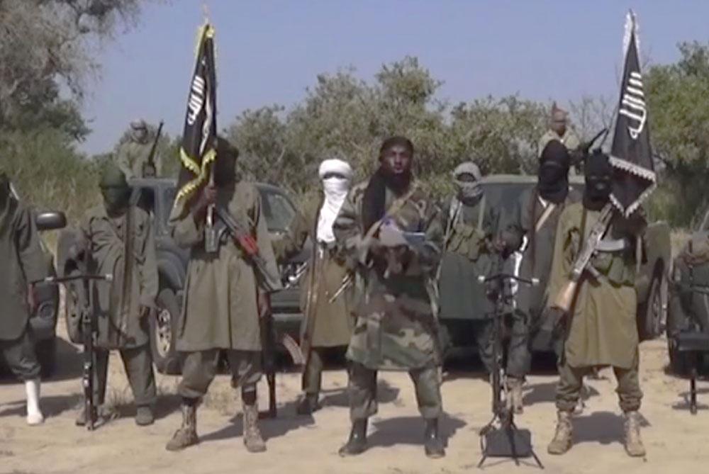 Medlemmar ur Boko Haram i en video som släpptes förra året