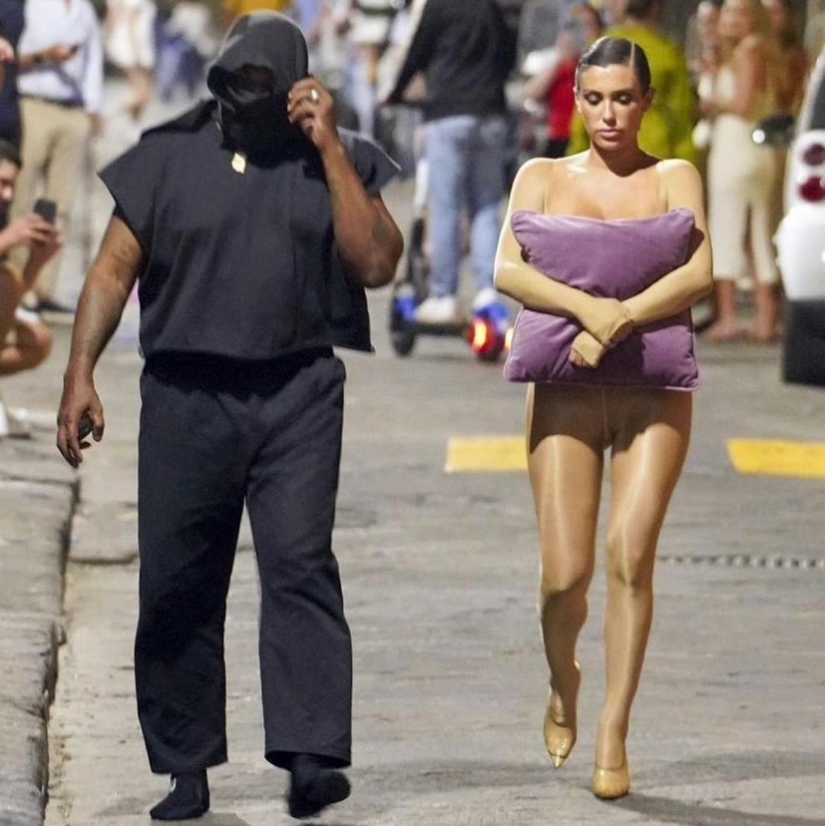 Kanye West och Bianca Censori.