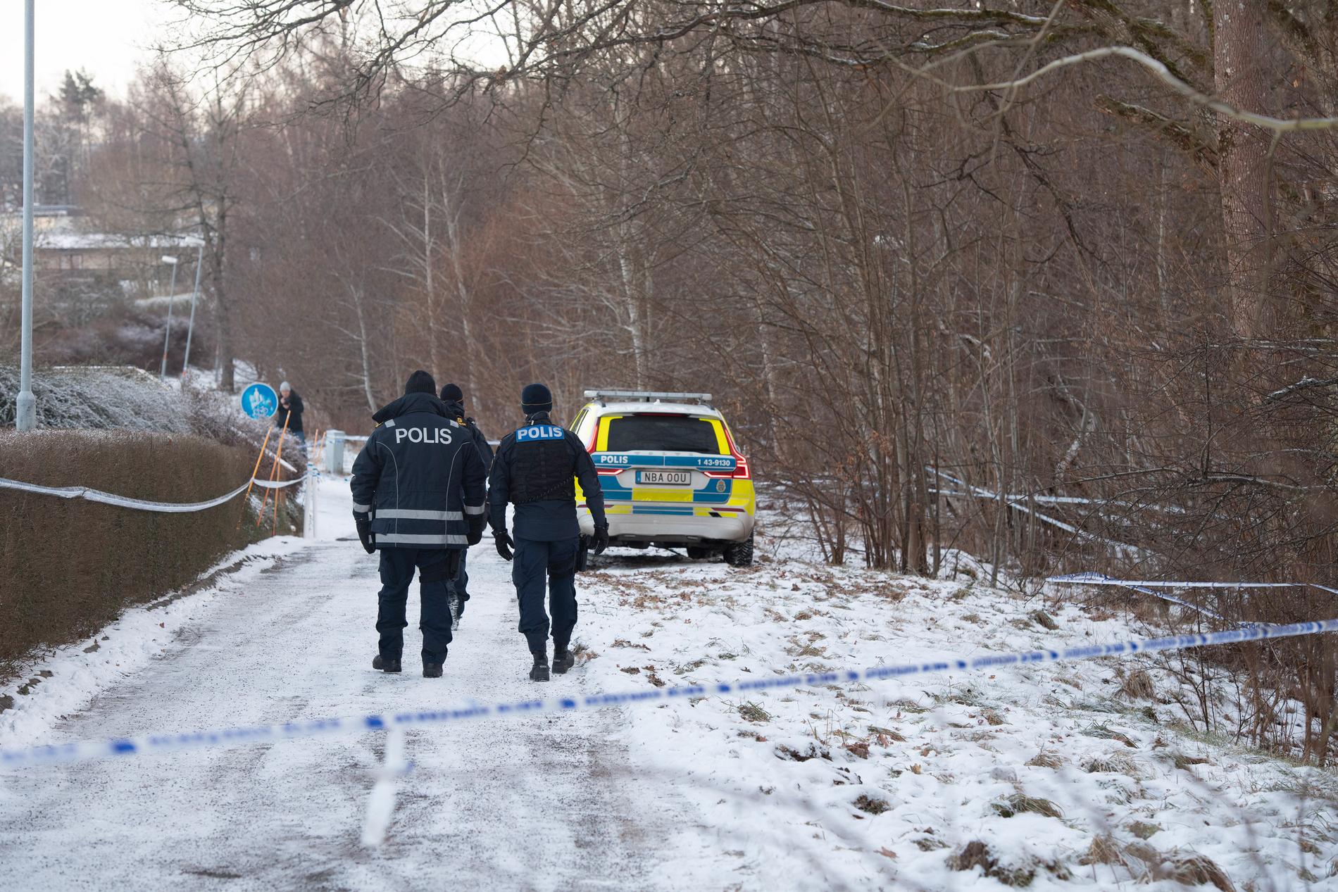 Polisen sköt en våldsam man i 35-årsåldern i benet i samband med ett ingripande i Jönköping i början av januari. Arkivbild.