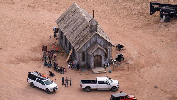  Inspelningsplatsen i New Mexico, där tragedin inträffade i oktober 2021.