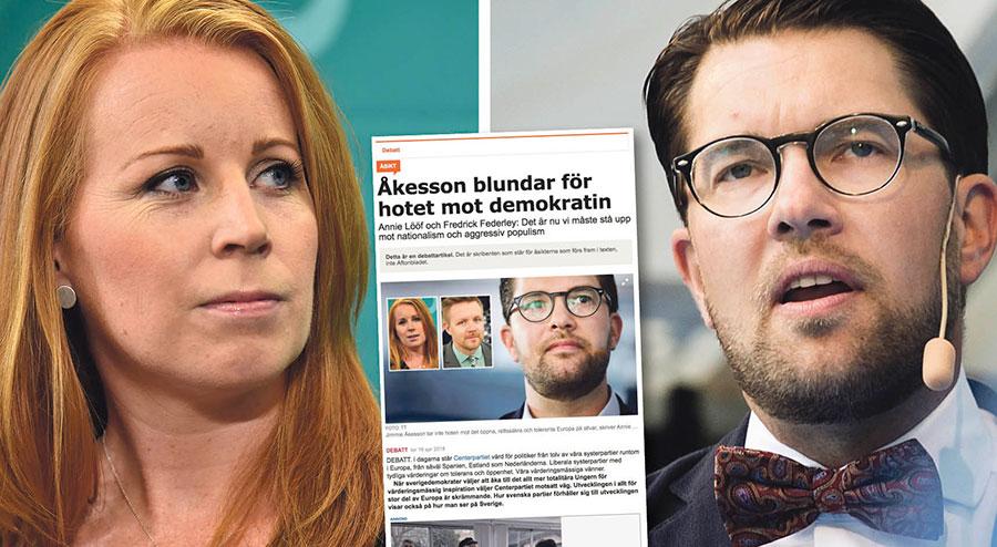 Om detta är vad Centerpartiet avser med att vara ett ”värderingsmässigt föredöme i Europa” så menar Sverigedemokraterna att de kan behålla de värderingarna för sig själva, skriver Jimmie Åkesson.