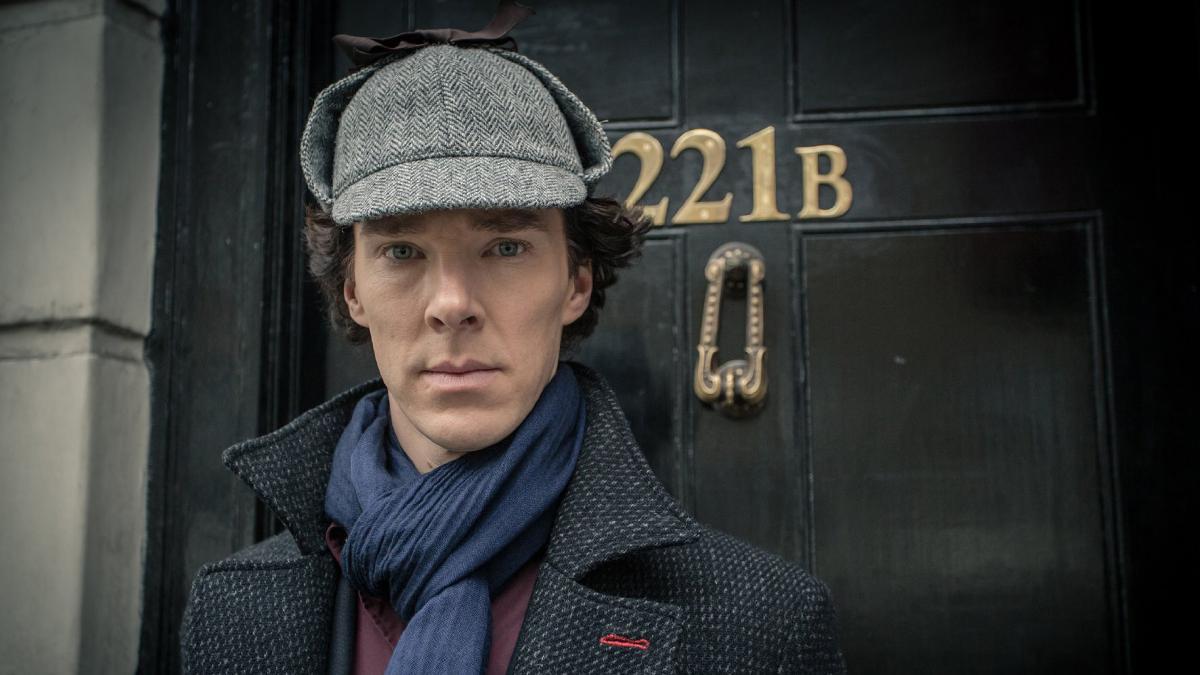 Benedict Cumberbatch i ”Sherlock Holmes”.