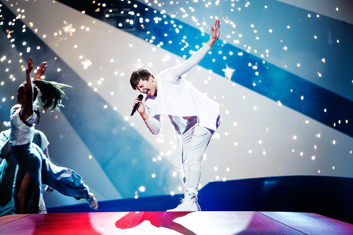 Robin Stjernberg i Eurovision Song Contest i Malmö.