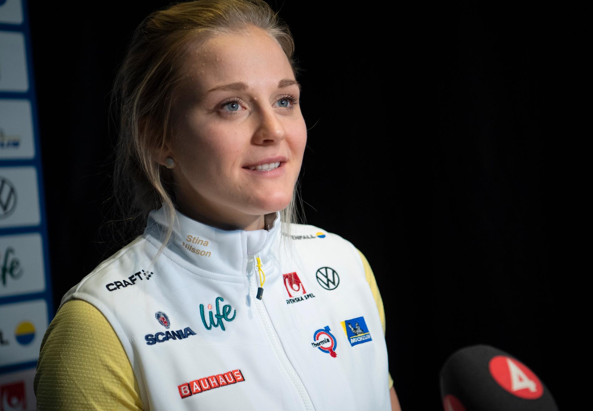 Stina Nilsson är tillbaka i världscupsammanhang efter att ha stått över tävlingarna i Lillehammer förra helgen.